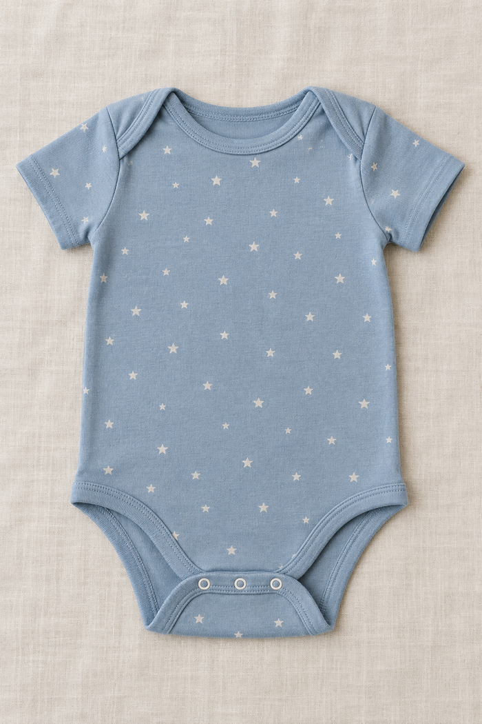 Knit Baby Bodysuit design preview, front view