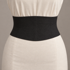 AI design illustration of View E's plain back band with subtle shaping seams and no rear lacing