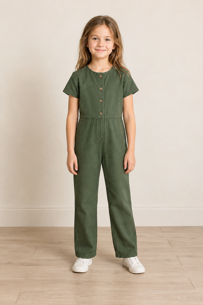 Child Jumpsuit design preview, front view