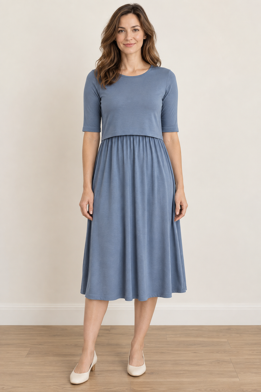 Nursing Access Dress design preview, front view