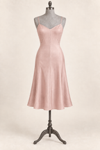 AI front preview of the same French-dart gored slip in soft dusty blush
