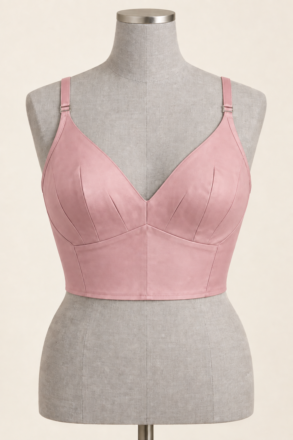 AI front preview of the same darted longline bra in dusty rose